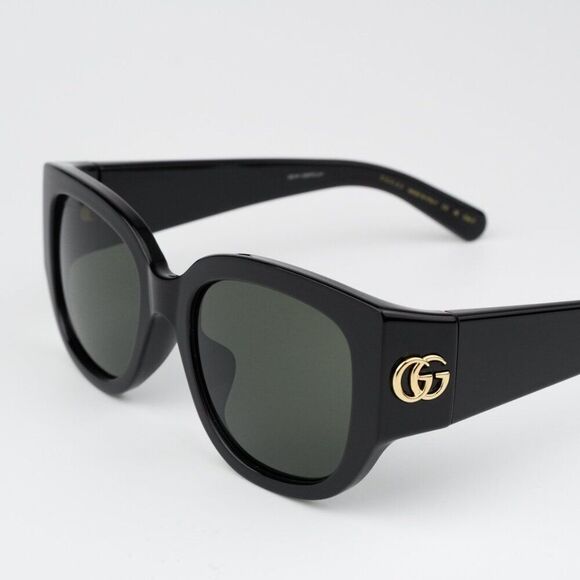 NEW Gucci GG1599SA 001 Black Grey Women Square Sunglasses GG 1599SA - Picture 9 of 15